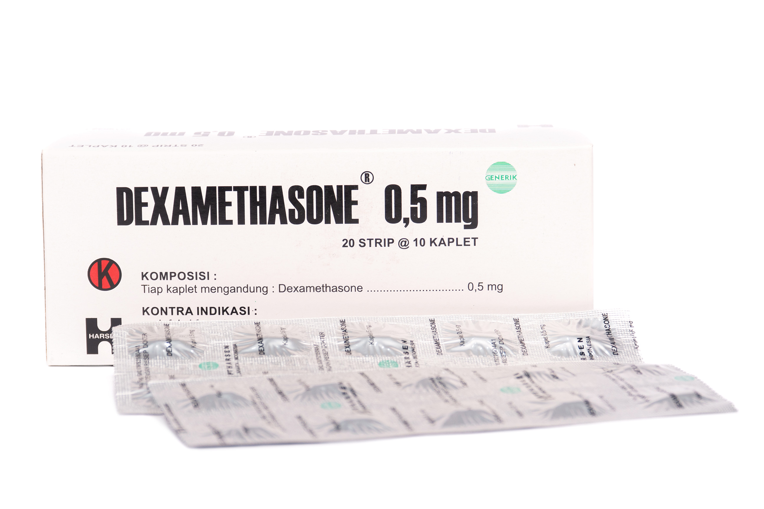Dexamethasone 0,5 mg (generik)